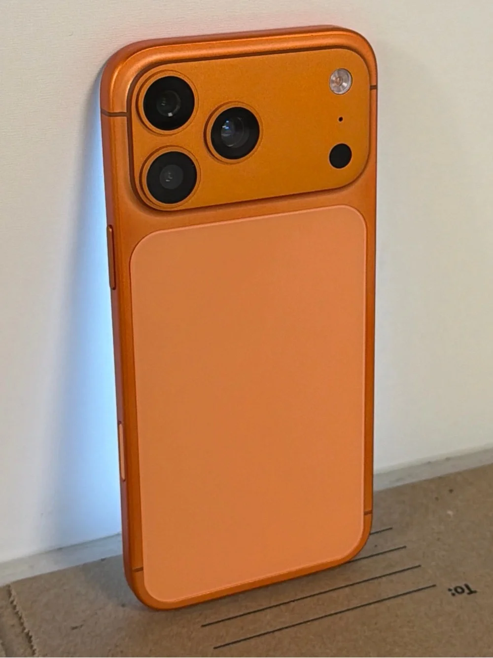 Smartphone Case & Backplate in Orange high quality phone 1TB
